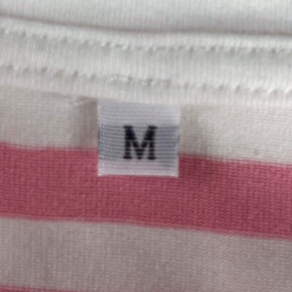 Magical Kingdom Striped Tshirt Womens Pink White Tinkerbell - Picture 7 of 9